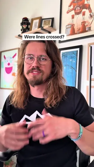 I’m thinking lines were crossed? What about you?