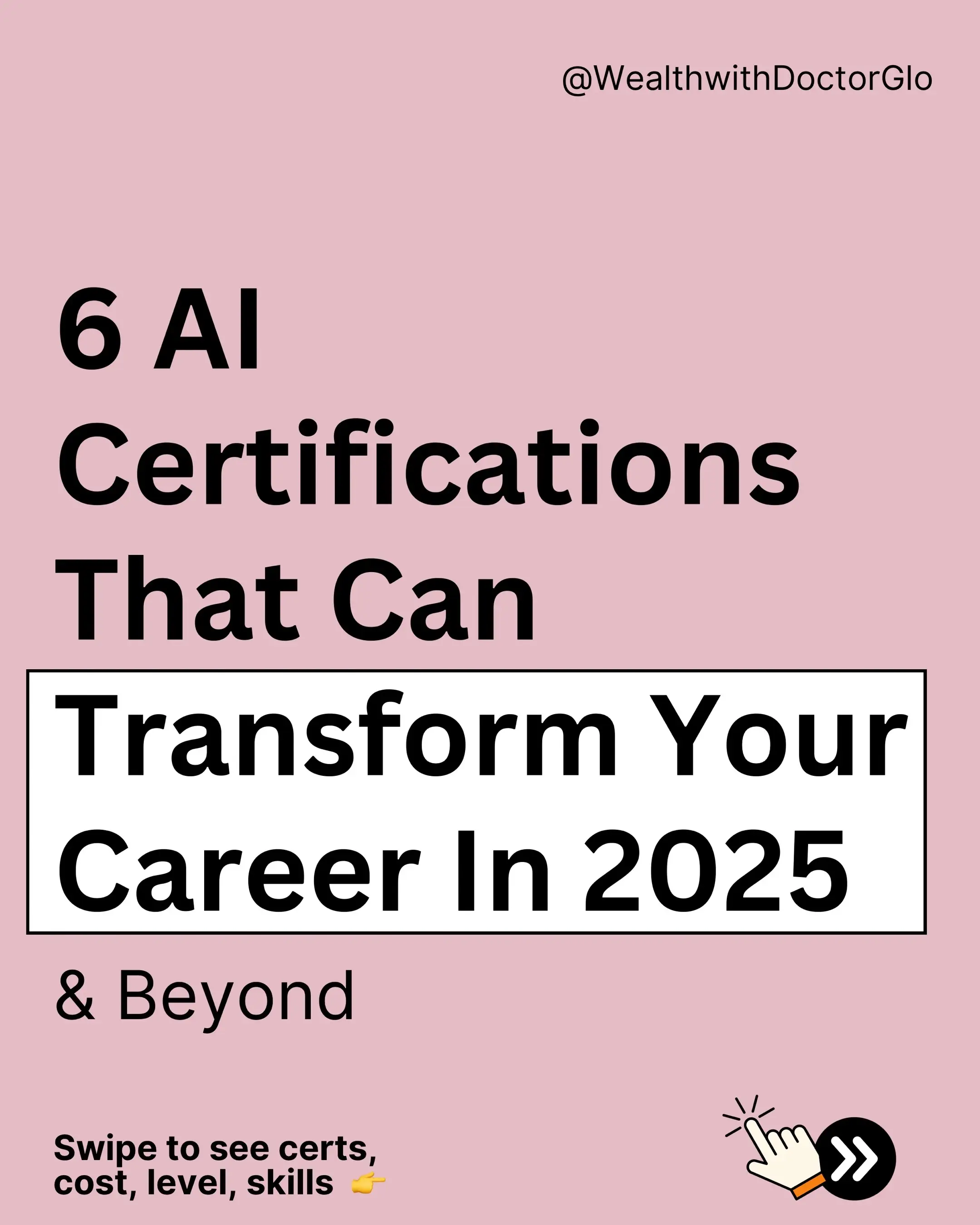 Thinking about leveling up your career in 2025? AI won’t replace you, but someon