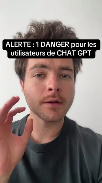 ALERTE : 1 DANGER pour les urilisateurs de CHAT GPT 🚨 #chatgpt #openai #ia #gem