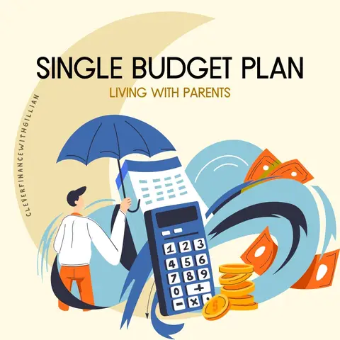 You can use this budget plan if you are single and helping your parents/family b