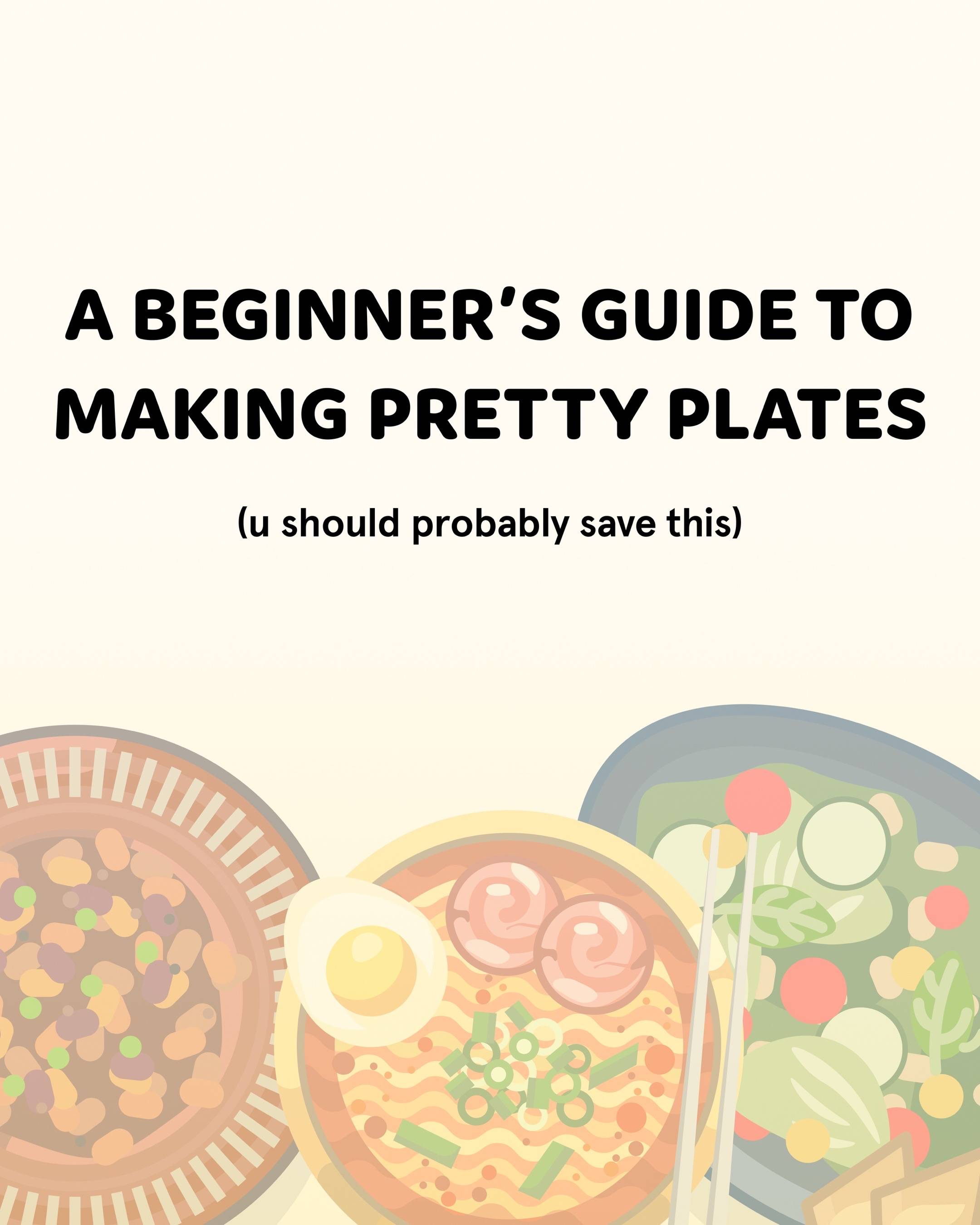 yesss plating is a craft and there are levels to this stuff, but if you’re a beg