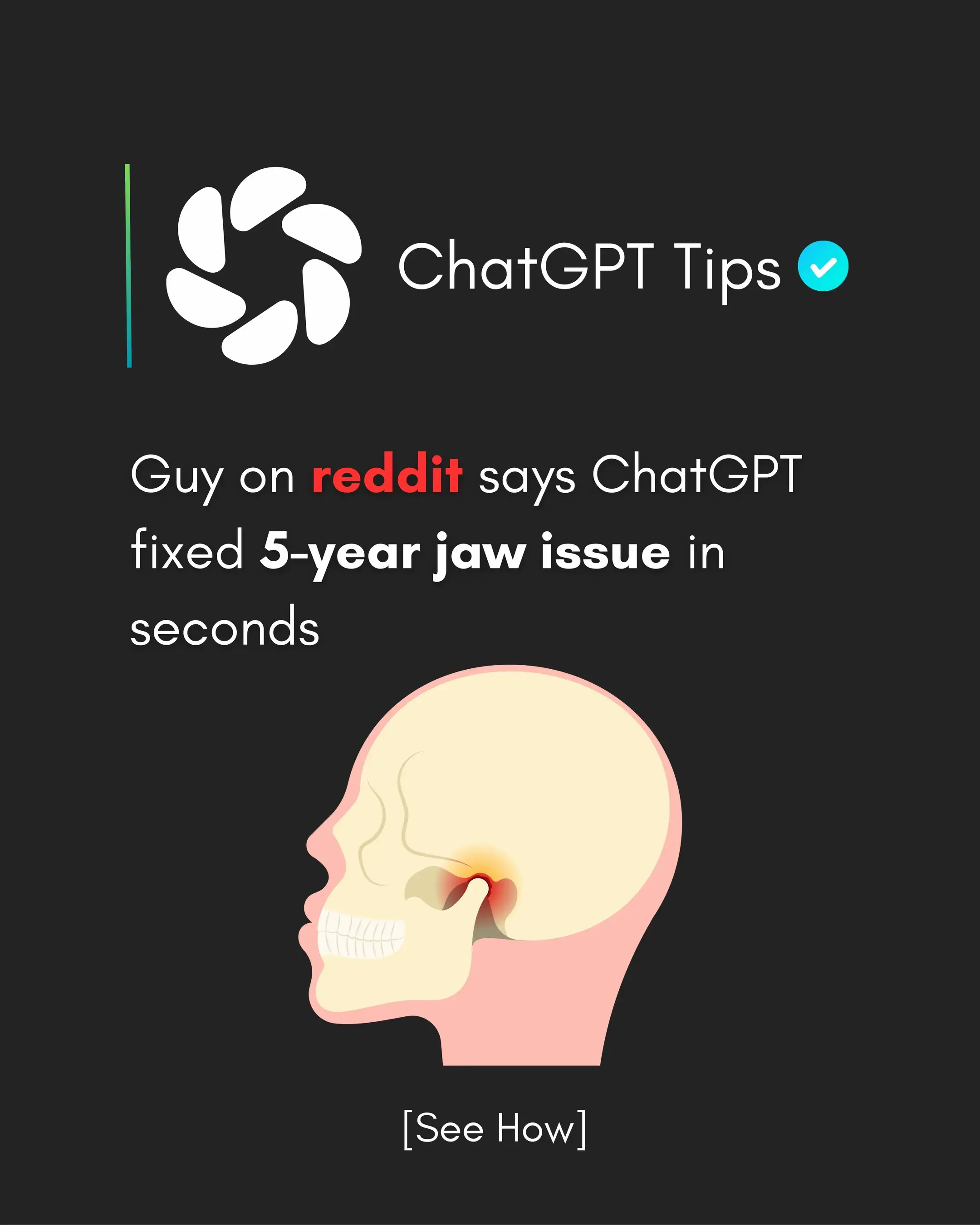 The Al suggested a simple technique: open the mouth slowly, keep the tongue on t