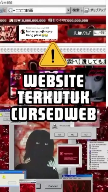 Membalas @ozy_3333 Website yang terkutuk?? #backrooms #weirdcore #yabujin #curse
