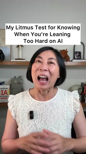 Can we lean too much on AI? 💭  Someone asked me this during a keynote, and hone