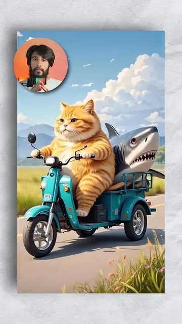 Make Viral AI Cat Videos  . #ai #aivideo #catvideo #newai #imagetovideo #tiktok 