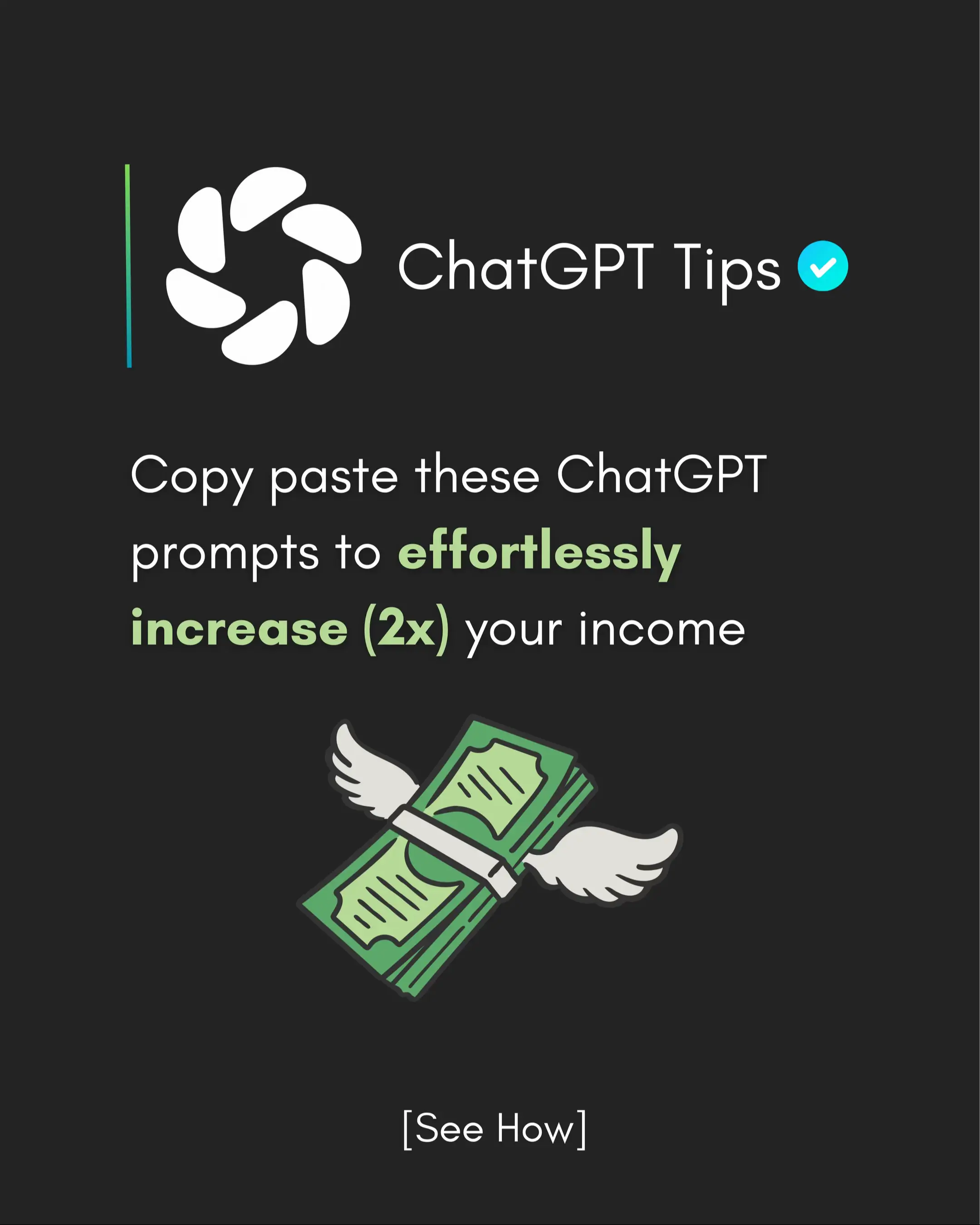 How to 2x your income!  #chatgptprompts #promptengineering #AI #chatgpt 