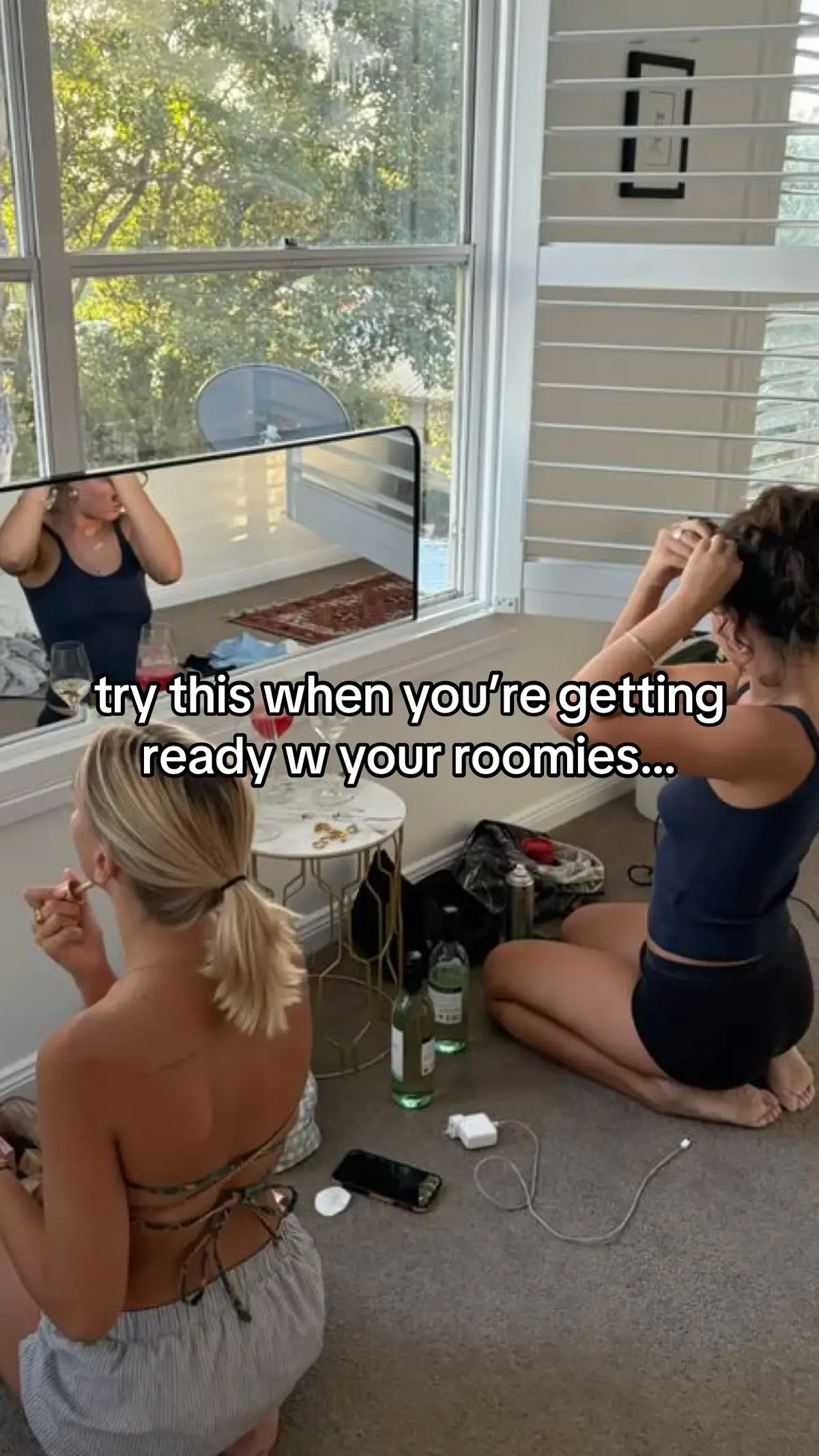 pre to the pre #pre #pregame #girlies #gettingready #phonegame 