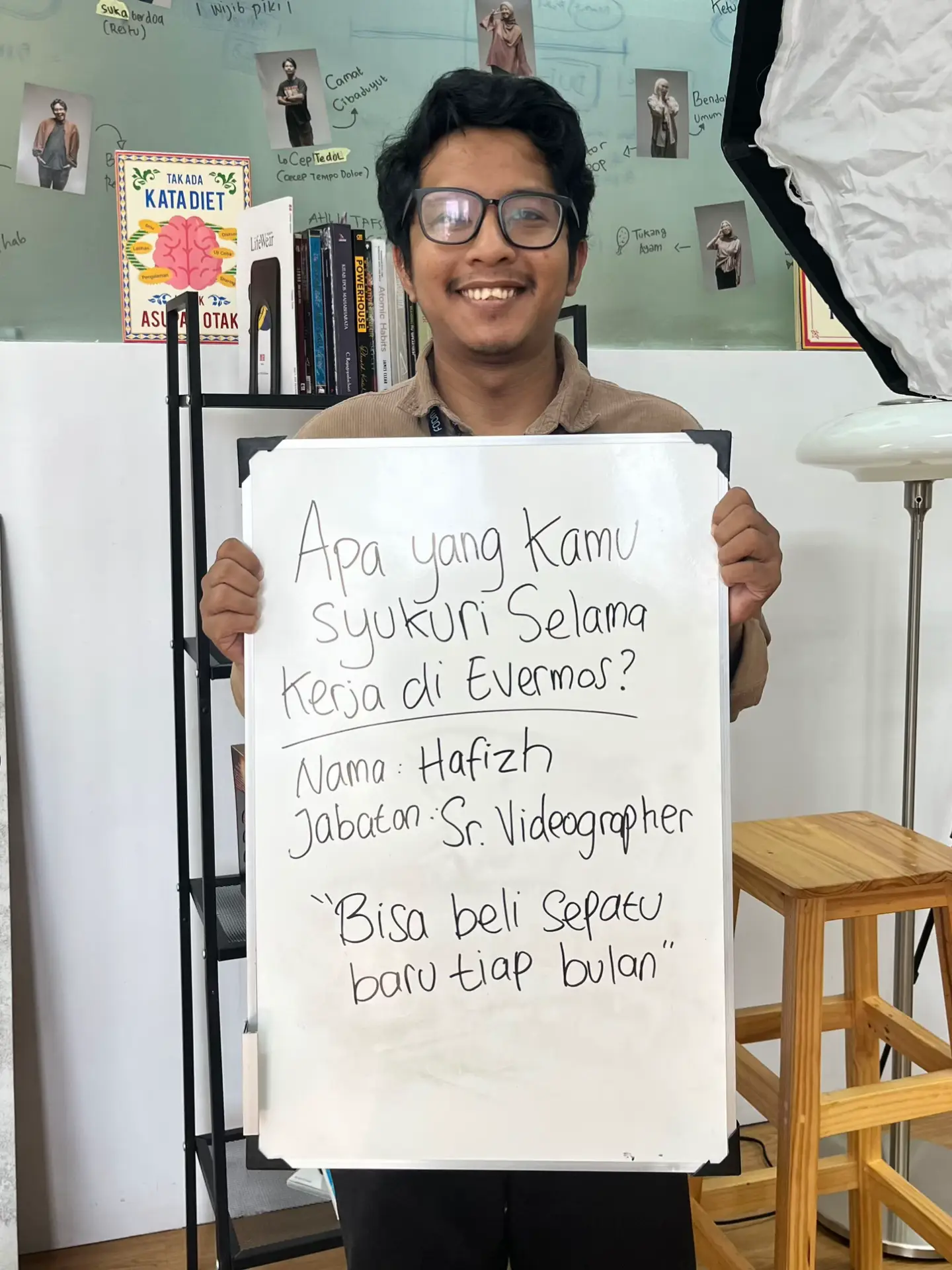 1 dari banyak hal yang disyukuri dari bekerja di Evermos versi 6 orang ini 🥹✨ #