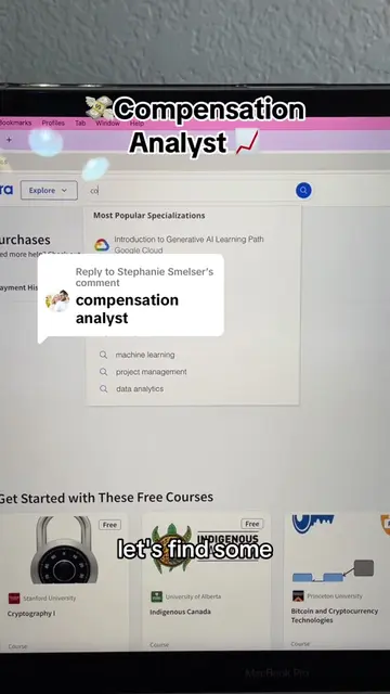 Replying to @Stephanie Smelser  Courses in video:  💸ADP Entry Level Compensatio