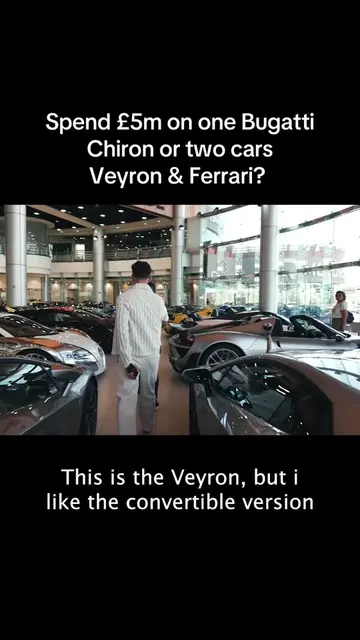 If you had the option to spend £5m on a Bugatti Chiron or get a Veyron and Ferra