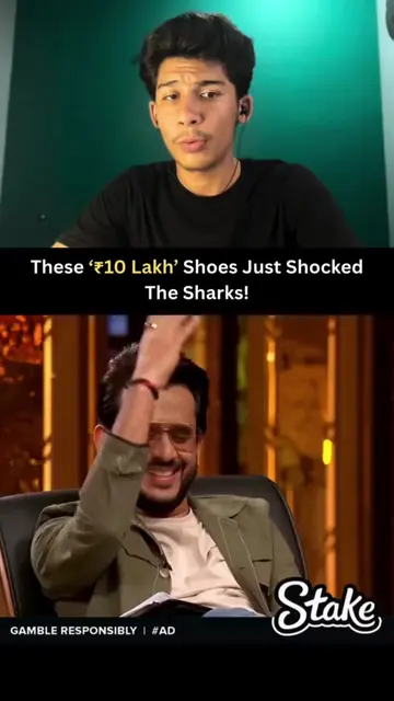 👟 Shoes Worth ₹10 Lakhs?! You heard that right! When a startup walks into Shark
