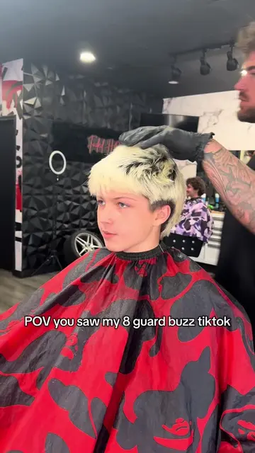 POV you saw my 8 guard buzz tiktok 😤 Want a chop like this? Click the link in m