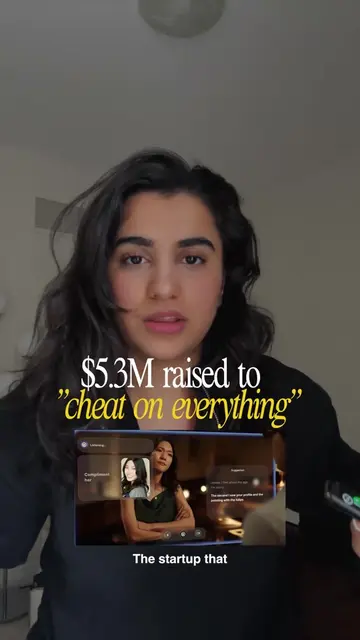 let's talk about the startup that let's you "cheat on everything" that just rais