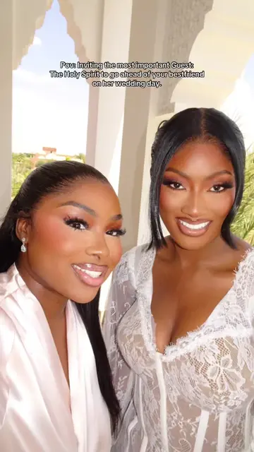 Friends that slay together and pray together ok! So grateful that the best makeu