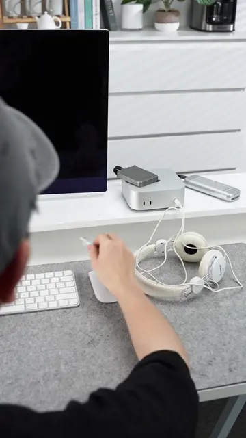How to use the Mac Mini elegantly-ORICO-MS10-5P#Tech #enclosure #accessories #or