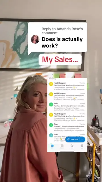 Replying to @Amanda Rose does selling digital products based on what you love & 