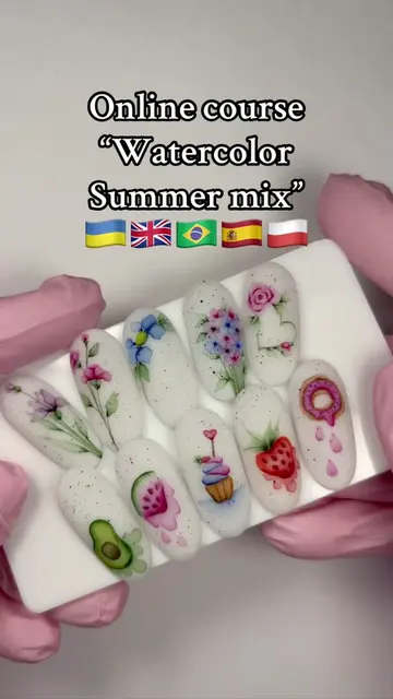 🌸 Want to master the art of delicate and stylish watercolor nail designs? Welco