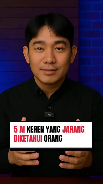 5 AI underrated tapi super ngebantu! 🤯 Dari presentasi, notulen, sampai cari ju