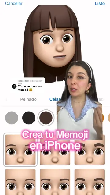 Respuesta a @tania Tutorial de cómo crear tu Memoji en tu iPhone 📲 #iphone #iph