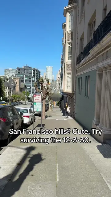 I’m worried to fall here bc you’d just keep rolling down 🥴🙂‍↕️ #sanfrancisco #