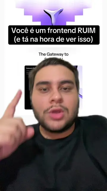 Frontend bom sabe que design bonito não sai da cabeça. Sai de referência, estudo