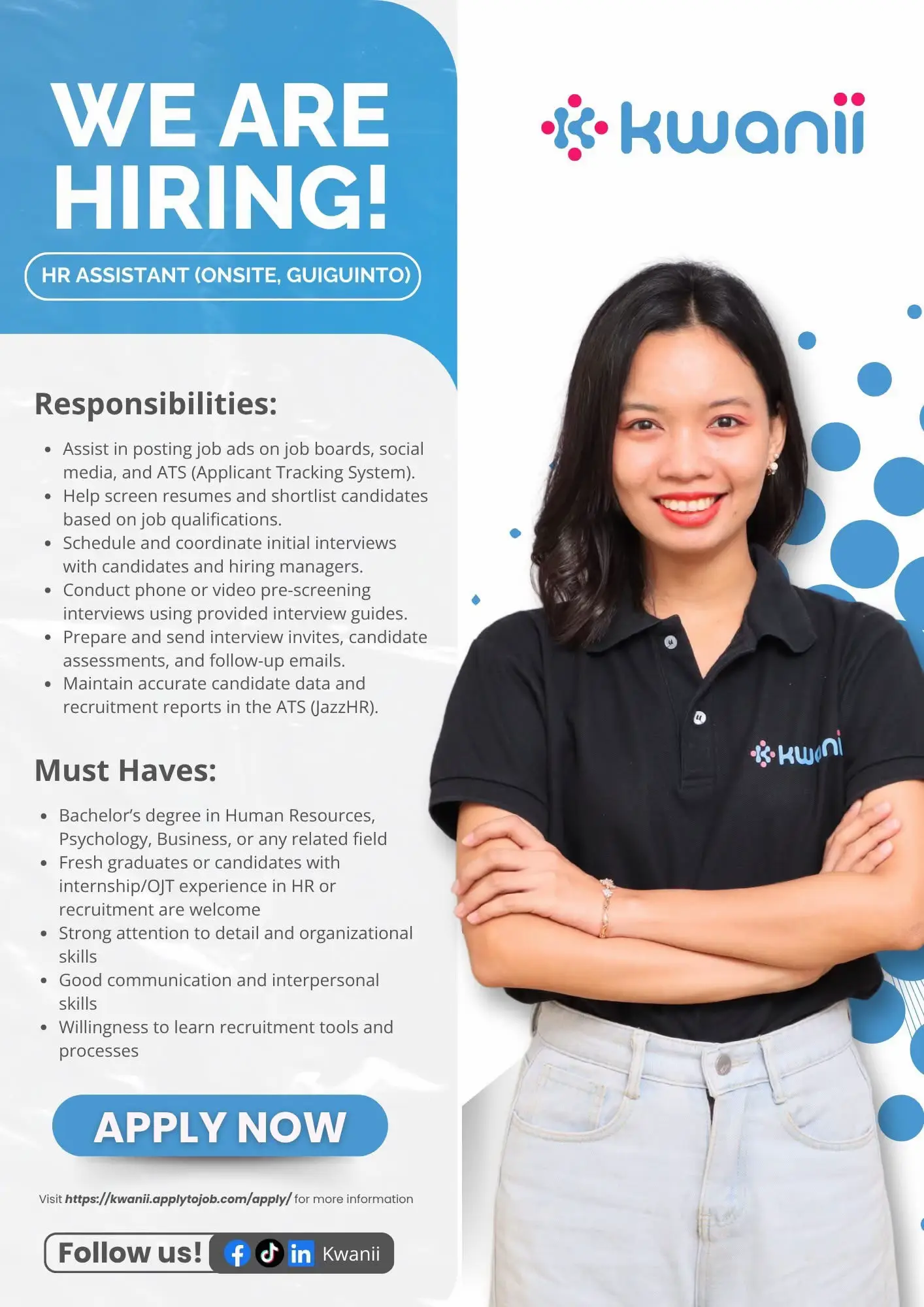 Are you a fresh graduate passionate about recruitment and talent acquisition? Jo