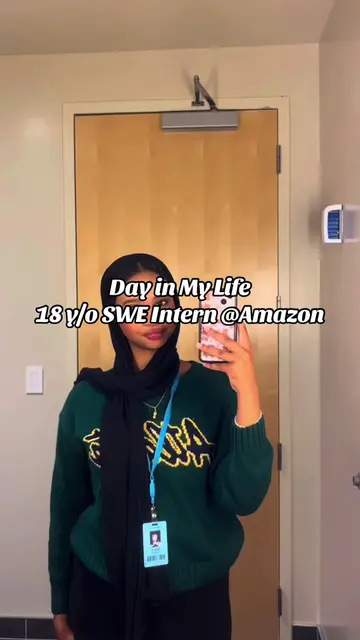 Day in My Life as an 18-Year-Old SWE Intern @ Amazon (Returning this summer <3) 