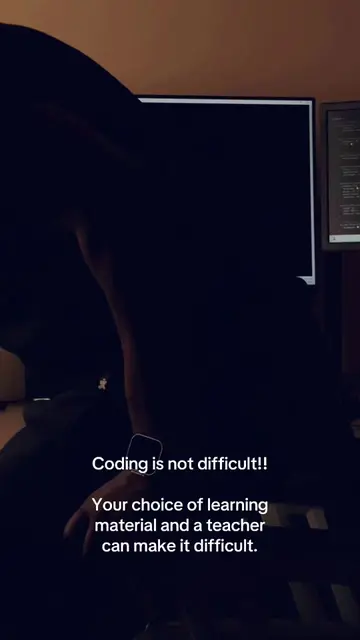 Coding is not difficult!! Your choice of learning material and a teacher can mak