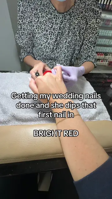 It’s happening 🥹 #rednailtheory #rednails #rednailstheory #weddingprep #wedding