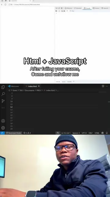 Html + JavaScript #tiktoklive #livehighlights #appacademy #fnbsouthafrica #AWS #