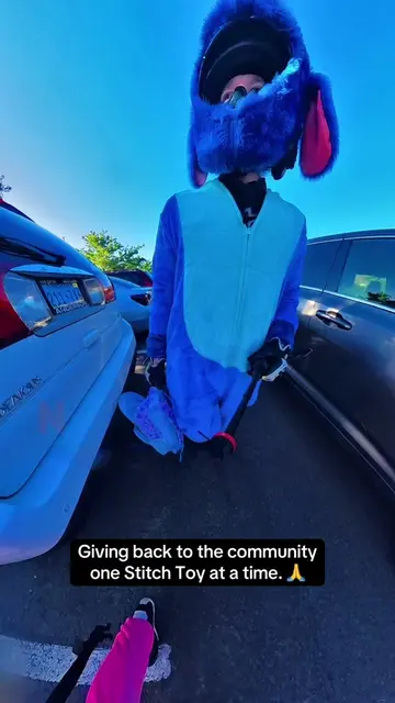 Almost out of Stitch day footage. This interaction we had with these families wa