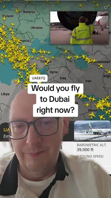 Would you fly to Dubai right now with Israel and Iran knocking chunks out of eac