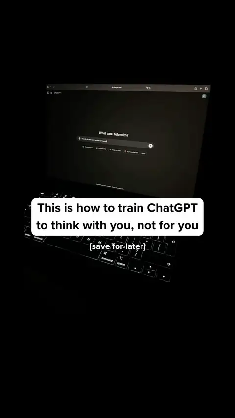 Most of us use ChatGPT like a search engine and get shallow results. I found a w