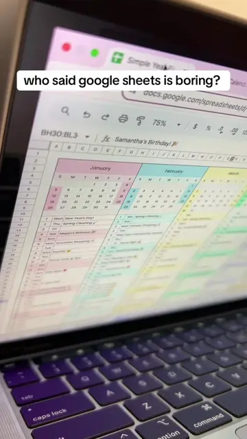 i love my pretty, little google sheets #googlesheets #fyp #fypage #template #for
