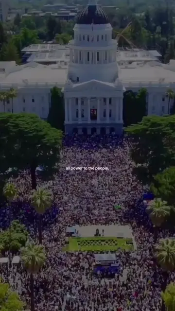 california state capitol for #NoKingsDay  filmed by @//_joe_flores on instagram 