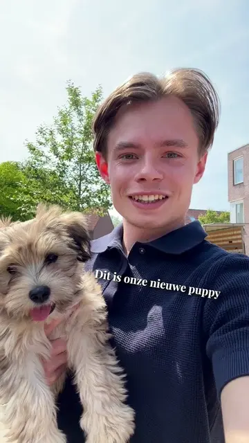 Vandaag iets super leuks gedaan met onze nieuwe puppy Lumi! 🥹 Ik wist dit serie