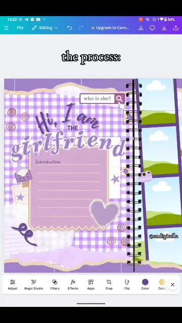 Digital Scrapbook Template on Canva! 🫶 Available for only ₱149 here at: raket.p
