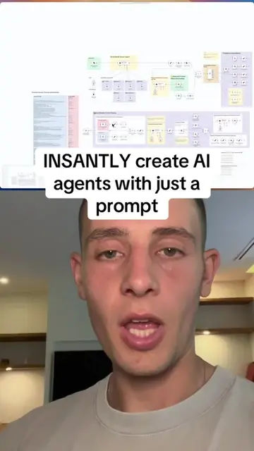 You can now build any AI agent with just a prompt #ai #aiagent #aiautomation #ai