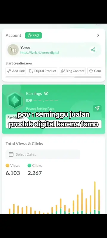 Ga nyangkaaa padahal dulu cuma fomo eh tp bisa hasilin uang jajan sebanyak ini😭