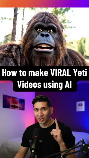 Learn how to make viral yeti big foot videos using AI.  You’ve probably seen the