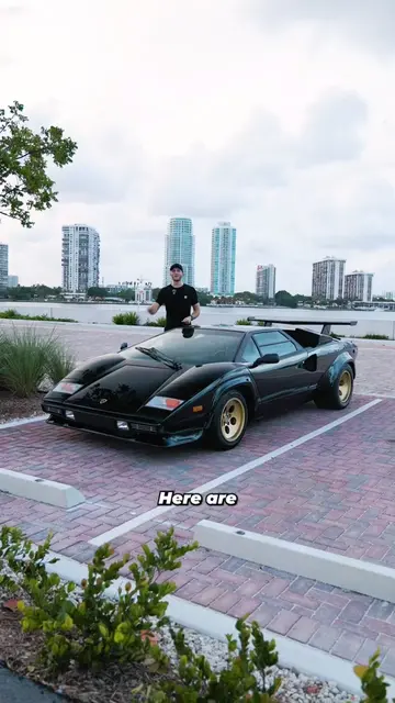 5 Fun Facts about the Lamborghini Countach #LetsDriveIt Car from @We Are CURATED