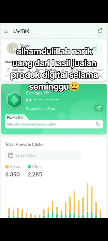 alhamdulillah bisa hasilin uang jajan sendiri dari jualan produk digital😃🤲 #pr