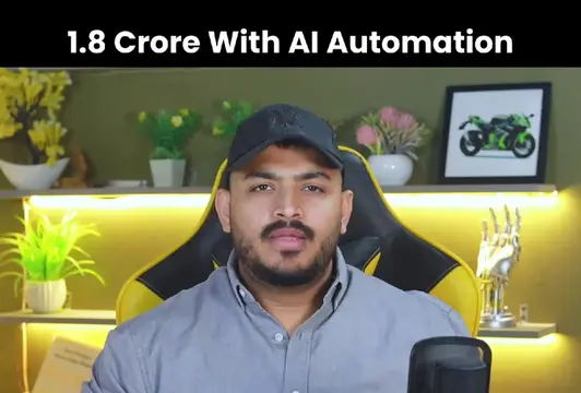 1.8 Crore with AI Automation  #ghulamaliseo #LearnSkills #onlineearning #aiautom