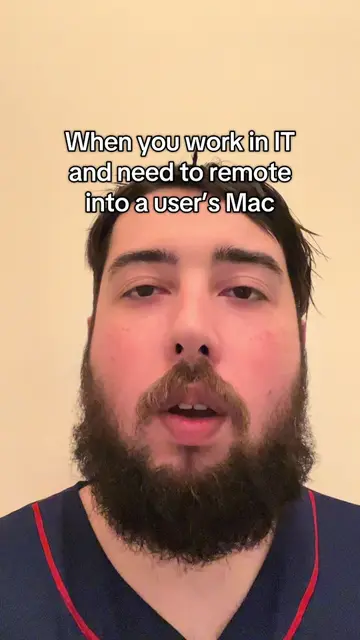 When you work in IT and need to remote into a user’s Mac #fyp #fypシ #computers #