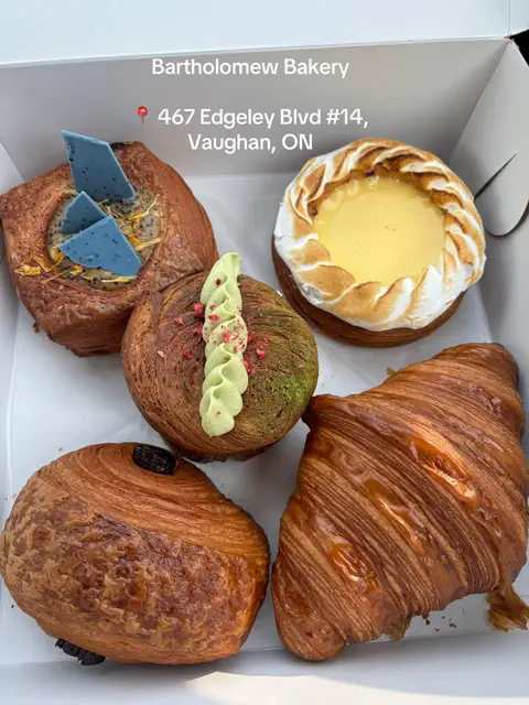 Bartholomew bakery in Vaughan has the best croissants in the city! #torontoeats 