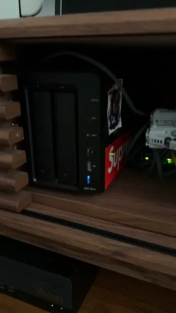 Gotta have a NAS in your home lab! #Tech #homelab #synology #fyp 