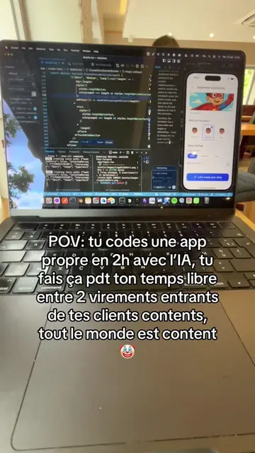Tout le monde est content 🤡 Mets-toi à l’IA bg #aihacks #airevolution #automati