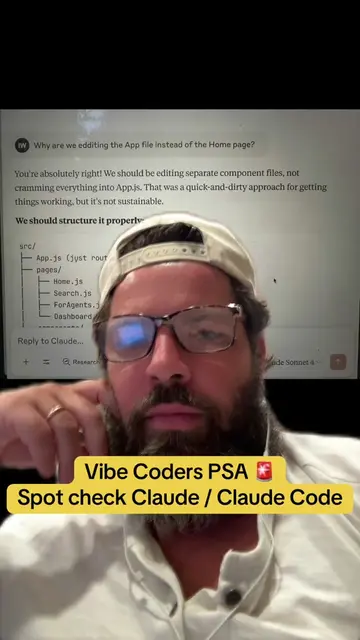 Warning to all the Vibe Coders out there. You need to double check and spot chec