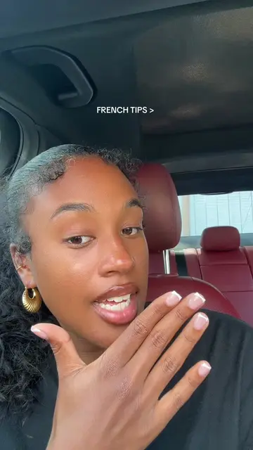 Frenchies or nothingggg! 💅🏽 Clean & classy. #frenchtips #frenchtipnails #black