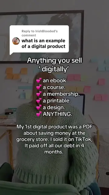 Replying to @IrishBlooded simple as that! A digital Product is anything you sell
